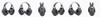 3M PELTOR EAR MUFF HEARING PROTECTION X5 SERIES NOISE NRR 21 DB X5A - GRAY