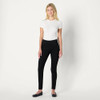AMAZON ESSENTIALS WOMEN'S STRETCH DENIM MID-RISE JEAN SIZE 6 SHORT BLACK New