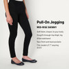 AMAZON ESSENTIALS WOMEN'S STRETCH DENIM MID-RISE JEAN SIZE 6 SHORT BLACK New
