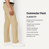 AMAZON ESSENTIALS CLASSIC FIT 5 POCKET COMMUTER PANTS M- 32W X 30L TAN KHAKI New