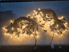 BRIGHTOWN OUTDOOR STRING LIGHTS 2 PACKS TOTAL LENGTH 109FT, 50 BULBS - BLACK