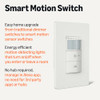 AMAZON BASICS SMART MOTION SENSOR DIMMER SWITCH SINGLE POLE WORKS WITH ALEXA New