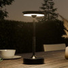 GLOBE ELECTRIC 60000176 10.5" 2W LED Outdoor Table Lamp - BLACK