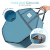 Hearth & Harbor Wreath Storage Container Hard Shell Christmas Wreath Storage New