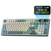 RK ROYAL KLUDGE S98 Mechanical Keyboard w/Smart Display & Knob - Sky Blue
