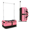TRAVOLUTION®  NEWLY DESIGNED GARMENT RACK 28" DUFFEL - PINK/BLACK New