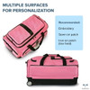 TRAVOLUTION®  NEWLY DESIGNED GARMENT RACK 28" DUFFEL - PINK/BLACK New