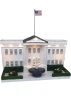 TOP TREASURES NEW TOP TREASURES CHRISTMAS VILLAGE - WHITE HOUSE PRE LIT - WHITE