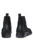 BOSS MEN'S TAYIL SMOOTH LEATHER SLIP ON CHELSEA BOOT - MEN SIZE 9 - BLACK