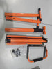 31000LM LED WORK LIGHTS WITH TRIPOD STAND PORTABLE 3 HEAD WORK LIGHTS - ORANGE