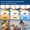 VACZON - 52" MODERN 6 SPEED DC MOTOR SMART CEILING FAN WITH LIGHT - GOLD