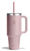 Hydro Flask Travel Tumbler with Handle, Clear Lid and Straw - 40oz