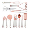 COOK WITH COLOR KITCHEN GADGET, COPPER PLATED STAINLESS STEEL, COPPER WHITE