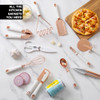 COOK WITH COLOR KITCHEN GADGET, COPPER PLATED STAINLESS STEEL, COPPER WHITE