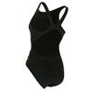 AQUA SPHERE MICHAEL PHELPS SOLID MID BACK SWIMSUIT - SIZE: WOMEN 30 - BLACK