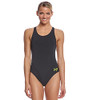AQUA SPHERE MICHAEL PHELPS SOLID MID BACK SWIMSUIT - SIZE: WOMEN 30 - BLACK