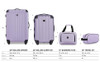 Travelers Club Midtown Hardside 4-Piece Luggage Travel Set - Lilac New
