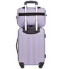 Travelers Club Midtown Hardside 4-Piece Luggage Travel Set - Lilac New