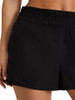 REEBOK WOMEN'S SPRINTER ZIP RUNNING 3” SHORT - BLACK - SIZE: WOMEN L New