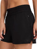 REEBOK WOMEN'S SPRINTER ZIP RUNNING 3” SHORT - BLACK - SIZE: WOMEN L New