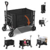 Raynesys 3 in 1 Collapsible Wagon Converts to Bench P723314177885 - Black