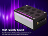 EMERSON - BLUETOOTH PARTY SPEAKER WITH DIGITAL DRUM FUNCTION - BLACK