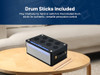 EMERSON - BLUETOOTH PARTY SPEAKER WITH DIGITAL DRUM FUNCTION - BLACK