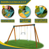 EASTERN JUNGLE GYM EASY 1-2-3 A-FRAME SWING SET BRACKET HEAVY DUTY EZ - Green