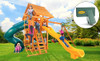EASTERN JUNGLE GYM EASY 1-2-3 A-FRAME SWING SET BRACKET HEAVY DUTY EZ - Green