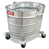 IMPACT PRODUCTS IMPACT METAL MOP BUCKET 26 QT STEEL 260 - SILVER METAL