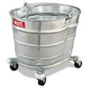 IMPACT PRODUCTS IMPACT METAL MOP BUCKET 26 QT STEEL 260 - SILVER METAL