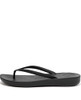 E54-090-050 FitFlop Women iQushion Rubber Flip-Flops, Size 7, Black New