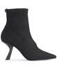 KL445547 KARL LAGERFELD KELSA POINTED TOE HEELED BOOTIE SIZE 10 BLACK
