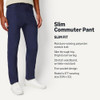 AMAZON ESSENTIALS MEN'S SLIM FIT 5 POCKET COMMUTER PANTS 32W X 30L - NAVY New
