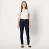 AMAZON ESSENTIALS WOMEN STRETCH DENIM MID-RISE PULL-ON RINSE SIZE 2 SHORT New