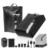 BHQRJMV 11-Pack Travel Vacuum Bags, 2×17L Waterproof Vacuum - Slate Black
