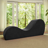 AVANA SLEEK CHAISE LOUNGE FOR YOGA, 60D X 18W X 26H INCH, HGCL01 - BLACK New
