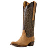ARIAT WOMEN'S ARENA DIRT WESTERN BOOT TAN ROUGHOUT/TOFFEE CRUNCH - SIZE 9.5