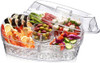 PRODYNE ON ICE PARTY PLATTER 3 PIECE SET RETAIL SLEEVE PACKAGING - CLEAR New