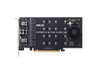 ASUS HYPER M.2 X16 PCIE 3.0 X4 EXPANSION CARD V2 - GRAY/BLACK