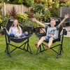 Fragess Portable Hammock Camping Chair with Adjustable Back, Support 330lbs