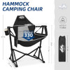Fragess Portable Hammock Camping Chair with Adjustable Back, Support 330lbs