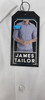 JAMES TAILOR MEN'S SHORT SLEEVE KNIT BUTTON DOWN SHIRT SIZE SIZE: MEN M - WHITE New