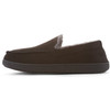 FLOOPI MEN’S CLASSIC MICROSUEDE MOCCASIN SLIPPER SIZE 11-12 - MEN L - BLACK