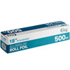 CHOICE 18" X 500' FOOD SERVICE STANDARD ALUMINUM FOIL ROLL - ALUMINUM New