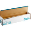 CHOICE 18" X 500' FOOD SERVICE STANDARD ALUMINUM FOIL ROLL - ALUMINUM New