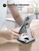 LAMICALL ALUMINUM METAL ADJUSTABLE CELL PHONE STAND DESK - SILVER