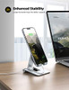 LAMICALL ALUMINUM METAL ADJUSTABLE CELL PHONE STAND DESK - SILVER
