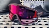 OAKLEY WIND JACKET 2.0 9418-2945 SUNGLASSES. MATTE GRENACHE W/ PRIZM ROAD