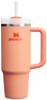 STANLEY QUENCHER H2.0 TUMBLER WITH HANDLE AND STRAW 30 OZ - NECTARINE